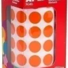 APLI GOMETS EN ROLLOS CIRCULO NARANJA 10,5 MM AP11483