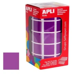 APLI GOMETS EN ROLLOS CUADRADOS LILA 020X020 AP11500