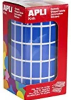 APLI GOMETS EN ROLLOS RECTANGULO 21X10 AZUL 04884