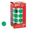 APLI GOMETS EN ROLLOS REDONDOS 020 MM VERDE METALIZADO 12050