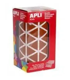 APLI GOMETS EN ROLLOS TRIANGULOS 21 MM MARRON AP11496 2832 UNIDADES