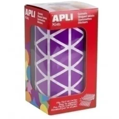 APLI GOMETS EN ROLLOS TRIANGULO LILA 020MM 11495