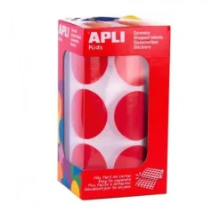 APLI GOMETS FORMAS GEOMETRICAS APLI REDONDO 33 MM ROJO AP17863