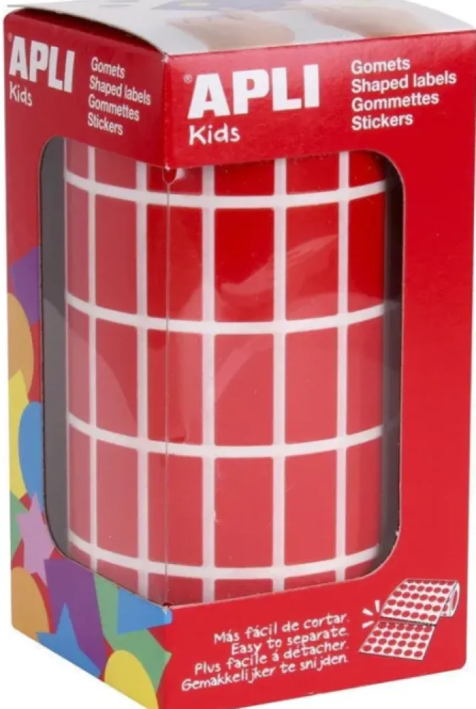 APLI GOMETS RECTANG 21X10 ROJO 4885 04885 MAK655180