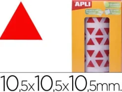 APLI GOMETS TRIANGUL 10,5 ROJO 4865 04865 MAK655214