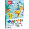 APLI JUEGO MAGNETICO MAPAMUNDI - 1 ESCENARIO IMANTADO 36 X 38 CM - 40 FICHAS CON DIBUJOS DE MONUMENTOS Y ANIMALES
