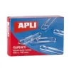 APLI PACK DE 100 CLIPS NIQUELADOS Nº3 40 MM