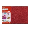 APLI PACK DE 3 GOMA EVA PURPURINA 600 X 400 MM - GROSOR 2 MM - IMPERMEABLE - MOLDEABLE AL CALOR - COLOR ROJO