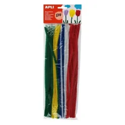 APLI PACK DE 50 LIMPIAPIPAS Ø 6 MM X 300 MM - COLORES SURTIDOS