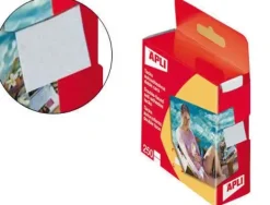 APLI PACK DE 250 TACKS AUTOADHESIVOS 12 X 16 MM - ADHESIVO DOBLE CARA