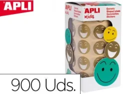 APLI ROLLO GOMETS MR.SMILEY 20MM DORADOS 900U. REF.14374