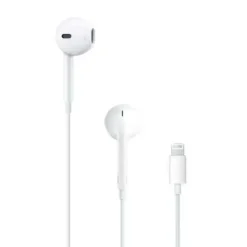 APPLE EARPODS AURICULARES BINAURALES LIGHTNING - MICROFONO INTEGRADO - CONTROL DE VOLUMEN - COLOR BLANCO