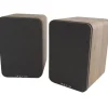 APPROX ALTAVOCES AUTOAMPLIFICADOS 60W RMS BLUETOOTH 5.0 - CARCASA DE MADERA - RCA, OPTICAL, COAXIAL, USB - INCLUYE SOPORTE DE PARED - COLOR MADERA