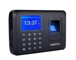 APPROX LECTOR BIOMETRICO PARA CONTROL DE PRESENCIA - PANTALLA 2.4 - RESPUESTA 1S - 1.000 HUELLAS DACTILARES - IP54