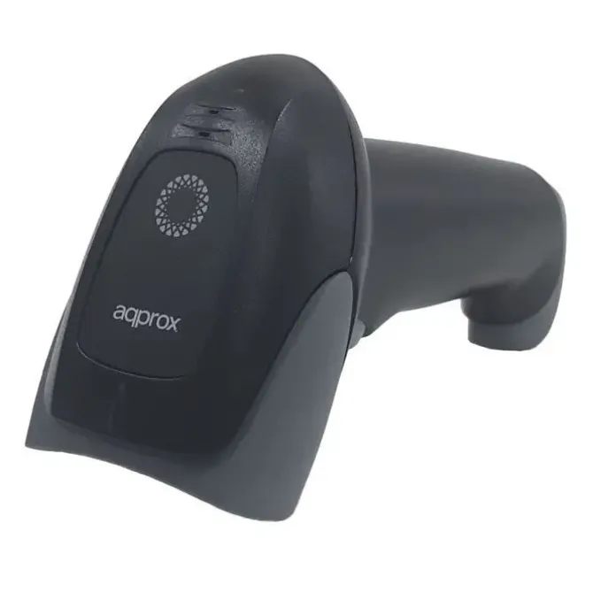 APPROX LECTOR DE CODIGOS DE BARRAS INALAMBRICO 1D/2D BLUETOOTH - INDICADOR LED Y BEEPER - VELOCIDAD DE ESCANEO 30FPS - DISPARO MANUAL O AUTOMATICO - AUTONOMIA HASTA 12 APROX. - COLOR NEGRO