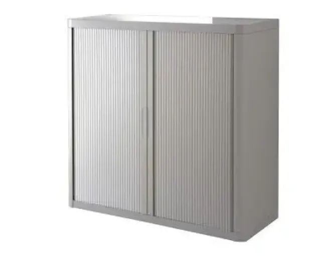 ARMARIO FAST-PAPERFLOW ESTRUCTURA DE ACERO Y POLIESTIRENO CON 2 PUERTAS CORREDERAS Y CERRADURA COLOR