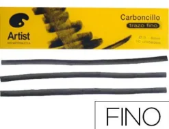 ARTIST ART MATERIALS CAJA 10 CARBONCILLOS FINOS 3-4 MM. REF. W001 CS57216