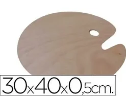 ARTIST PALETA MADERA OVALADA 30X40CM 4610044