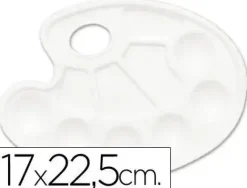 ARTIST PALETA OVALADA 17X22.5CM CS43010