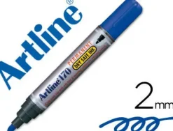 ARTLINE ROTULADOR ARTLINE PERMANENTE 170 AZUL PUNTA REDONDA 2M ANTISECADO CS25661