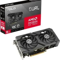 ASUS DUAL RADEON RX 7600 EVO OC EDITION TARJETA GRAFICA 8GB GDDR6
