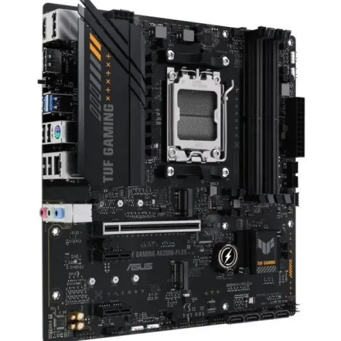 ASUS TUF GAMING A620M-PLUS PLACA BASE AMD PCIE 3.0, 4.0, 4X DDR5, 2X M.2, 4X SATA III, RJ-45, USB-A, USB-C - FACTOR DE FORMA MICROATX