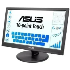 ASUS VT168HR MONITOR TACTIL 15.6 LED WXGA 60HZ - CAPACIDAD TACTIL 10 PUNTOS - RESPUESTA 5MS - 16:9 - USB, HDMI, VGA - VESA 75X75MM