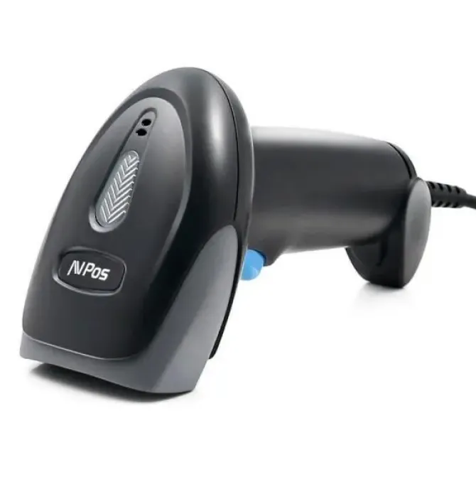 AVPOS AVP-930-2D LECTOR DE CODIGOS - ESCANEO GATILLO, AUTOMATICO Y CONTINUO - CODIGOS 1D, 2D Y QR - USB Y SERIE - COLOR NEGRO