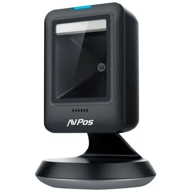 AVPOS AVP-630-2D LECTOR DE CODIGOS DE SOBREMESA - ESCANEO AUTOMATICO- LECTURA DE CODIGOS 1D, 2D Y QR - USB - COLOR NEGRO