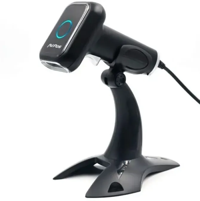 AVPOS AVP-260-2D LECTOR DE CODIGOS ALTO RENDIMIENTO - LECTURA CODIGOS 1D, 2D Y QR - ESCANEO MANUAL Y AUTOMATICO - USB - COLOR NEGRO