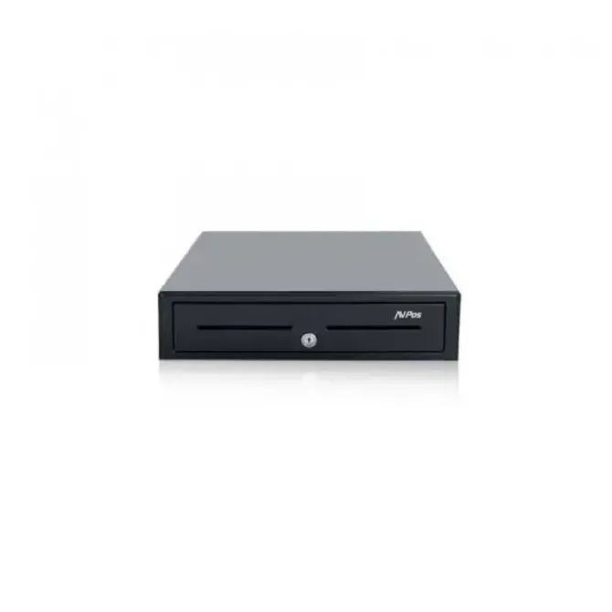 AVPOS CASH-U290 CAJON PORTAMONEDAS 41CM AUTOMATICO - 5 POSICIONES BILLETES - 8 POSICIONES MONEDAS - RJ11 - ACERO ALTA RESISTENCIA - COLOR NEGRO