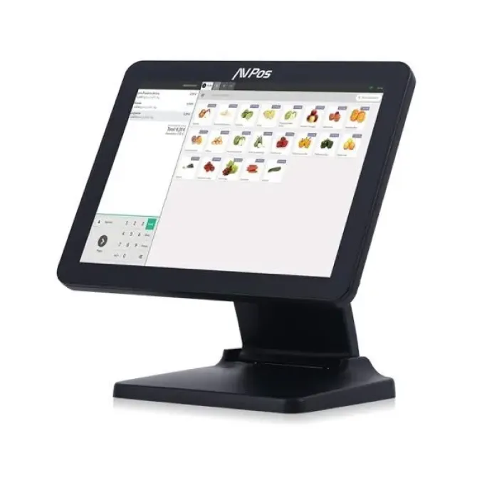 AVPOS TPV K5000 FLEX ALUMINIO 15 TACTIL - I7 - 8GB MEMORIA - SSD 128GB - VGA, HDMI, SERIE - WIFI, LAN - COLOR NEGRO