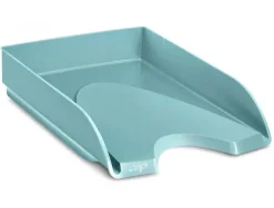 BANDEJA DE SOBREMESA CEP RIVIERA PLASTICO COLOR VERDE AGUA 348X257X66 MM
