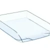 BANDEJA SOBREMESA CEP CONFORT PLASTICO TRANSPARENTE CELESTE 370X270X61 MM