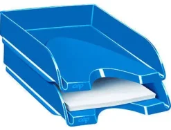 BANDEJA SOBREMESA CEP PLASTICO AZUL 257X348X66 MM