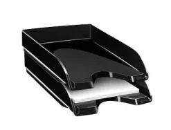 BANDEJA SOBREMESA CEP PLASTICO NEGRA 348X257X66 MM