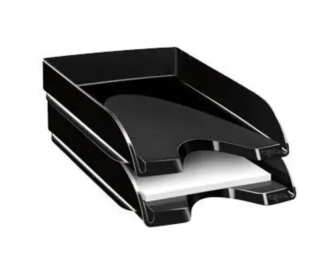 BANDEJA SOBREMESA CEP PLASTICO NEGRA 348X257X66 MM