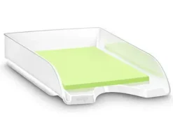BANDEJA SOBREMESA CEP PLASTICO BLANCA 257X348X66 MM