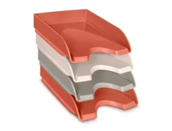 BANDEJA SOBREMESA CEP TERRA NOVA LOTE DE 4 UNIDADES COLORES SURTIDOS 348X257X66 MM