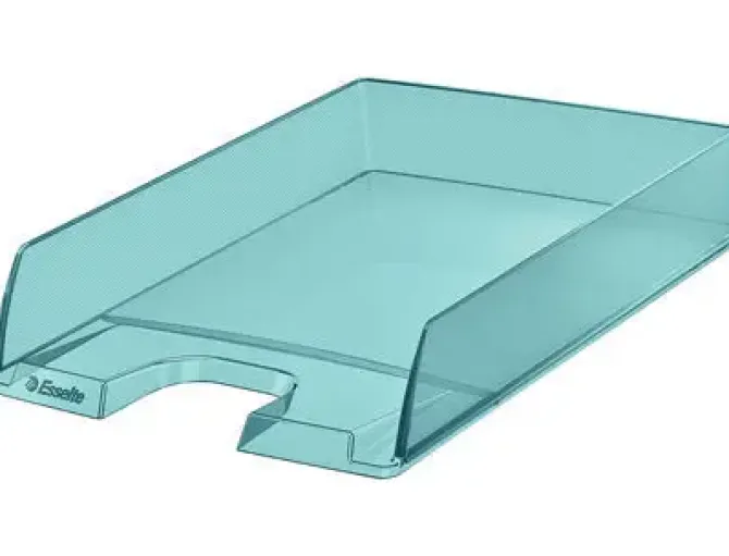 BANDEJA SOBREMESA ESSELTE PLASTICO COLOUR ICE COLOR AZUL 254X61X350 MM