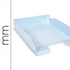 BANDEJA SOBREMESA EXACOMPTA AQUAREL COMBO MIDI AZUL PASTEL 347X255X65 MM