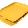 BANDEJA SOBREMESA PLASTICO LEITZ COSY SET DE 2 UNIDADES AMARILLO 274X81X407 MM
