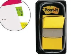 BANDERITAS SEPARADORAS 680-5 AMARILLAS -DISPENSADOR DE 50