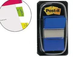 BANDERITAS SEPARADORAS 680-2 AZULES -DISPENSADOR DE 50