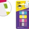BANDERITAS SEPARADORAS RIGIDAS DISPENSADOR 4 COLORES AMARILLO AZUL ROSA Y VIOLETA POST-IT INDEX 676-AYPV-EU