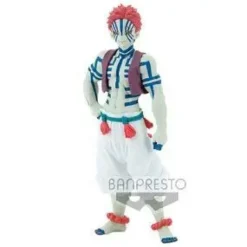 BANPRESTO DEMON SLAYER KIMETSU NO YAIBA AKAZA VOL. 4 - FIGURA DE COLECCION - ALTURA 17CM APROX. - FABRICADA EN PVC Y ABS