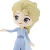 BANPRESTO DISNEY CHARACTERS Q POSKET FROZEN 2 VOL. 2 ELSA - FIGURA DE COLECCION - ALTURA 14CM APROX. - FABRICADA EN PVC Y ABS