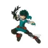 BANPRESTO MY HERO ACADEMIA THE AMAZING HEROES PLUS VOL. 2 IZUKU MIDORIYA DEKU LATIGO NEGRO - FIGURA DE COLECCION - ALTURA 13CM APROX. - FABRICADA EN PVC