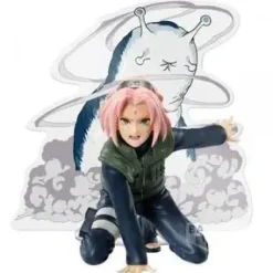BANPRESTO NARUTO SHIPPUDEN PANEL SPECTABLE SAKURA HARUNO - FIGURA DE COLECCION - ALTURA 9CM APROX. - FABRICADA EN PVC Y ABS