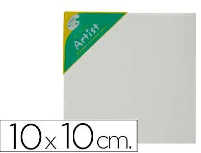 BASTIDOR ARTIST LIENZO GRAPADO TRASERO ALGODON 100% 12X12 CM